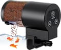 Automatic Feeder - Automatic Aquarium Feeder - Large 100ml Capacity - With Adjustable Feeding Timer - Battery Operated - Suitable for Flakes and Pe-FS-