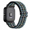 Miniatyrbillede 1 af 5: 20mm/22mm Armbånd til Amazfit Gts 4//2/2e/3/gts2 Mini/gtr 4/3/pro/gtr2/47mm/stratos Nylon Elastisk Urrem Amazfit Bip Rem Bohemia turkis Bohemia tourquise 20mm