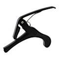 Miniatyrbillede 1 af 2: Guitar Capo i metal - Sort Black Svart