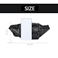 Miniatyrbild 3 av 10: Midjeväska Fanny Pack Bröstväska i läder-FS2- black