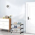 Miniatyrbild 5 av 5: Small Shoe Rack, Stackable Shoe Shelf 3 Tier, Shoe Storage, Easy Shoe Rack-X42-