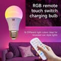Miniatyrbild 7 av 7: 2-pack Rechargeable LED Lamp with Remote Control – E27, USB, 3 Colors, Dimmable, Touch Control, Outdoor and Emergency Light 2-Pack