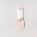 Miniatyrbild 1 av 2: 5 Par Dam Osynliga Båtsockor Andningsbara Silikon Halkfria Ultratunna Socktofflor Högkvalitativ Elastisk Is Silke Låga Strumpor-FS2- Apricot