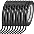 Miniatyrbild 1 av 5: 10 rullar 1/8 whiteboardtejp tunn whiteboardtejp linjer pinstripe torr radering konsttejp eltejp, 776