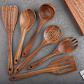 Miniatyrbild 3 av 5: Wooden Utensils in Wood, 6 Pieces, Scratch-Resistant and Heat-Resistant