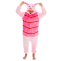 Miniatyrbild 2 av 5: Nalle Puh-karaktärer Unisex Onesie Maskeraddräkt Hoodies Pyjamas en Pigglet Pigglet M(160CM-170CM) Pigglet Pigglet Piglet M(160CM-170CM)