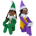 Miniatyrbillede 1 af 5: Snoop On A Stoop Jultomte Dukke Sort Nisse Dukke 118 Tommer Håndlavet Hip Hop Dukke Plysj Legetøj Gaver Til Hjem Have Halloween  (FMY) 2pcs
