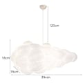 Miniatyrbillede 5 af 5: Skylampe Lys Justerbar Bedårende Udseende Kunstig Sky LED Loftlampe [kk]