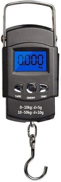 Fishing Scale Digital Scale Electronic Hanging LCD Display Outdoor Hook Portable AAA Backlit Battery-FS-