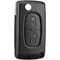 Pikkukuva 1 / 5: Napit Avain Kotelo Yhteensopiva CE0523 Taittuva Flip-Avain Peugeot 207 307 308 407 408 3008 5008 Citroen C2 C3 C4 C5 C6 C8 (2 Napit, CE0523)
