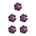 Pikkukuva 1 / 5: 1/2/3/5 1150 kpl DIY-helmihelmiä kauniiden korujen valmistukseen Syvä violetti Deep purple 5PCS