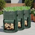 Miniatyrbild 7 av 7: Potatisplanteringspåsar 7 gallon 4-pack med handtag och lock 7-Gallon 37.85 L