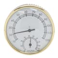 Sauna Room Thermometer Wall Mounted Clear Scale Physical Induction Stainless Steel Hygrometer-FS-