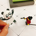 Pikkukuva 6 / 10: Eläinten kirjanmerkit Kirjanmerkit PANDA PANDA Panda Panda