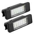 2 stk. Bil LED-lys Nummerskilt Baklys 18 SMD 3528 LED-lys for Citroen C2 C3 C4 C5 C6 DS3 for 106 207 307-FS-