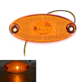 Miniatyrbilde 1 av 5: 3LED 12v 24v LED sidemarkeringslys for tilhengere campingvogn-X43- Yellow