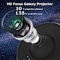 Miniatyrbilde 5 av 5: Nattlampe Galaxy-projektor Stjernehimmel-projektor
