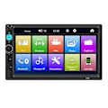 Miniatyrbillede 3 af 6: SWAREY Bluetooth Carplay Radio med bakkamera 7-tommers berøringsskærm Mirror Link FM-X44-