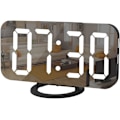 Miniatyrbild 1 av 5: Digital Väckarklocka, LED-klockor med Spegelyta
