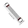 Miniatyrbillede 2 af 10: Modstandsbånd Bryst Expander SORT Black