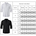 Pikkukuva 2 / 3: Piraattipaita pitsillä, nyörityksellä, pitkähihainen, pystykaulus, T-paita miehille white-FS1- white 2XL