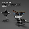 Miniatyrbillede 4 af 5: Finger Skateboard Træ Gripbræt Legetøj Professionelle Støtter Fi Sort Black One Size