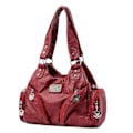 Miniatyrbilde 1 av 10: Skulderveske Crossbody Bag VINRØD-FS1- Wine red