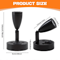 Miniatyrbillede 2 af 5: 2 Styk Læselamper LED Spotlight 12V Dæmpbar Kontakt Væg Sengelampe Interiørlampe Autocamper 6000K Hvid til Autocamper