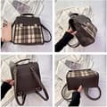 Miniatyrbild 4 av 7: Elegant Vintage Leather Backpack Women - Travel Business Bag Small Backpack