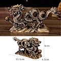 Miniatyrbilde 2 av 5: Galaxy Feng Shui drage statuer, kinesisk dragefigur for hjemmet tiltrekker rikdom og lykke (bronse)-X42-
