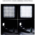 Miniatyrbilde 2 av 3: LED Videolys, 2 stk 49 LED Kameralys, Dimbar Kamerafyll