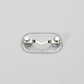 Miniatyrbilde 1 av 4: Magnetisk Brilleholder, Navneskilt, Magnetisk Badgeholder, Brilleholder fra , Laget i (Rustfritt stål med krystaller & Svart med-FS2-