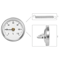 Miniatyrbillede 4 af 5: Anlægstemperaturmåler 0-120°C - Termometer