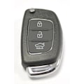 Miniatyrbillede 1 af 2: Rfc 3-knaps flip-etui til Hyundai I10 I20 I40 Ix35 Santa Fe