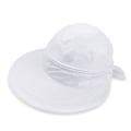 Miniatyrbilde 1 av 4: Dame UPF 50+ UV-beskyttelse Konvertibel Strandhatt for-FS1- White