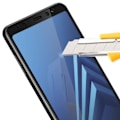 Miniatyrbilde 2 av 4: Galaxy A8 Plus fullt herdet glass Eksplosjonssikkert skjermbeskytter Svart Svart 1705