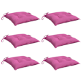 Miniatyrbilde 2 av 9: Stolputer 6 stk rosa 50x50x7 cm oxfordstoff