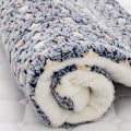 Miniatyrbilde 1 av 2: Husdyrteppe Vinter Fleece Katt Hund Valp Seng Madrass Sovende As pics 9 As pics 9 49*32cm