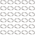 Miniatyrbilde 1 av 5: 100 stk 10 mm Mini Split Jump-ringer med doble øyer Små metallringer Koblinger for smykker, halskjeder, armbånd, øredobber IC