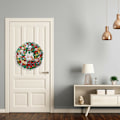 Miniatyrbilde 2 av 3: 5D DIY Diamantmaleri Julekrystallkrans Hengende Dekor E