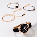 Miniatyrbillede 8 af 10: Dameur Kvarts Armbåndsur SORT-FS2- Black