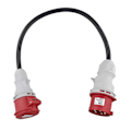Miniatyrbilde 3 av 5: 5-polet Adapterkontakt 32A til 16A Koblingsuttak [3-fas, 400V]-X43-