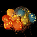 Miniatyrbilde 1 av 5: Påskelys 1.5M 10 LED Lyslenke Påskeegg Lysende