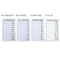 Pikkukuva 3 / 10: Checklista Päiväsuunnittelija Itsekuri Punch Card VANHUSTENHOITO ELDER CARE