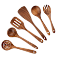 Miniatyrbild 2 av 5: Wooden Utensils in Wood, 6 Pieces, Scratch-Resistant and Heat-Resistant