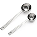 Miniatyrbilde 1 av 5: 2 stk rustfrie kaffeskjeer - 15 ml + 30 ml