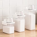 Miniatyrbillede 2 af 5: 1,1L Vaskepulver Opbevaringsboks Plast Spand med låg Hjem Orga