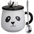 Miniatyrbillede 1 af 4: Keramisk Krus Gave - 3D Panda til Fødselsdag, Julegave Kaffe