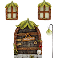 Miniatyrbillede 1 af 5: Eventyrdør og vinduer til træer - Miniature Eventyrhave