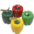 Miniatyrbillede 6 af 6: Lysformer Lys Stearinlys DIY Støbeforme i Silikonform chili chili